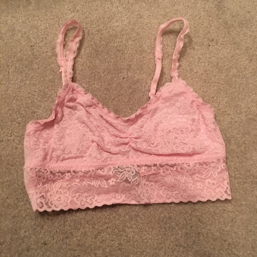 Pink Lace Bralette